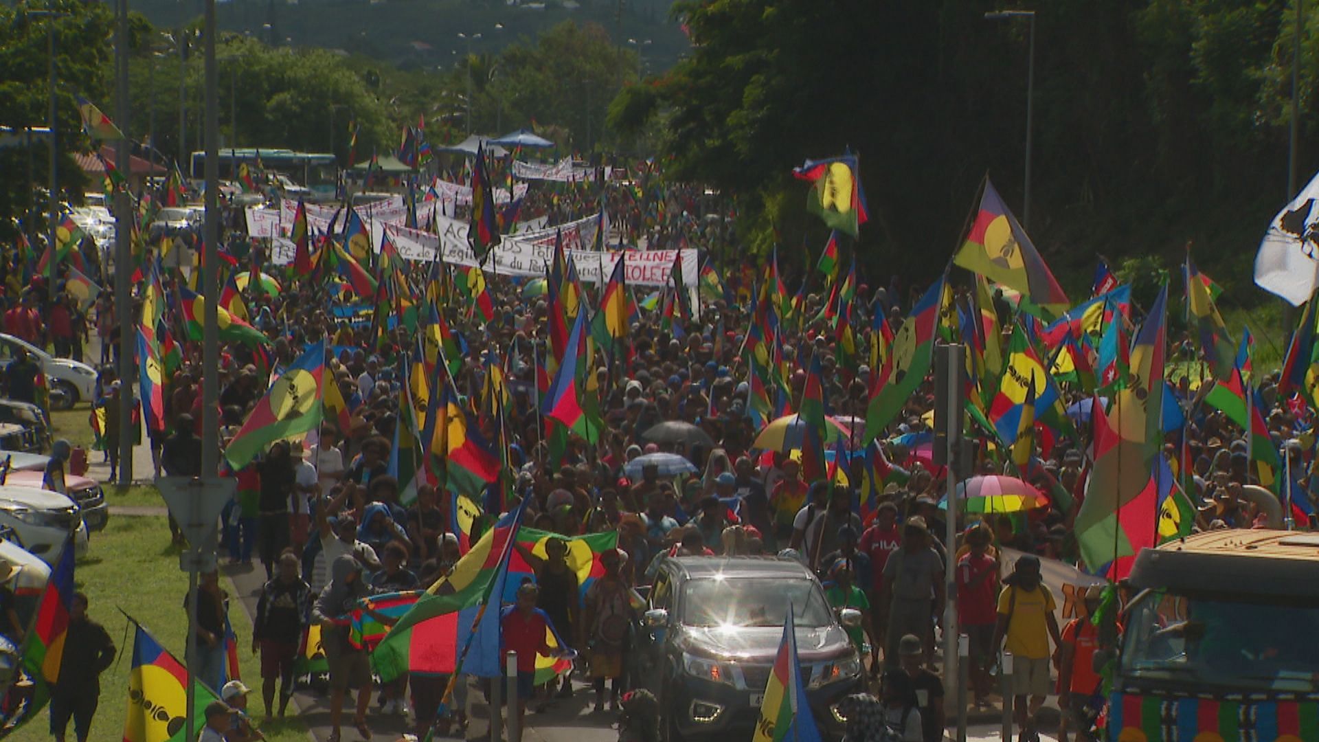 Les indépendantistes de nouveau mobilisés à Nouméa contre le dégel du