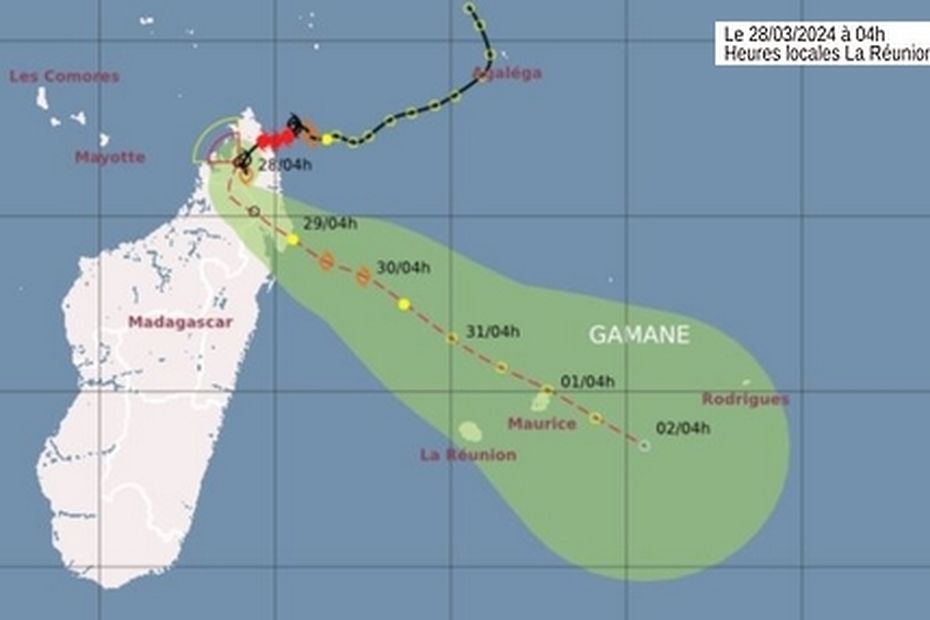 La dépression ex cyclone Gamane est sur terre à Madagascar pour la