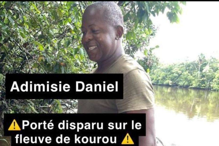 Un Homme Port Disparu Sur Le Fleuve Kourou Activement Recherch Depuis