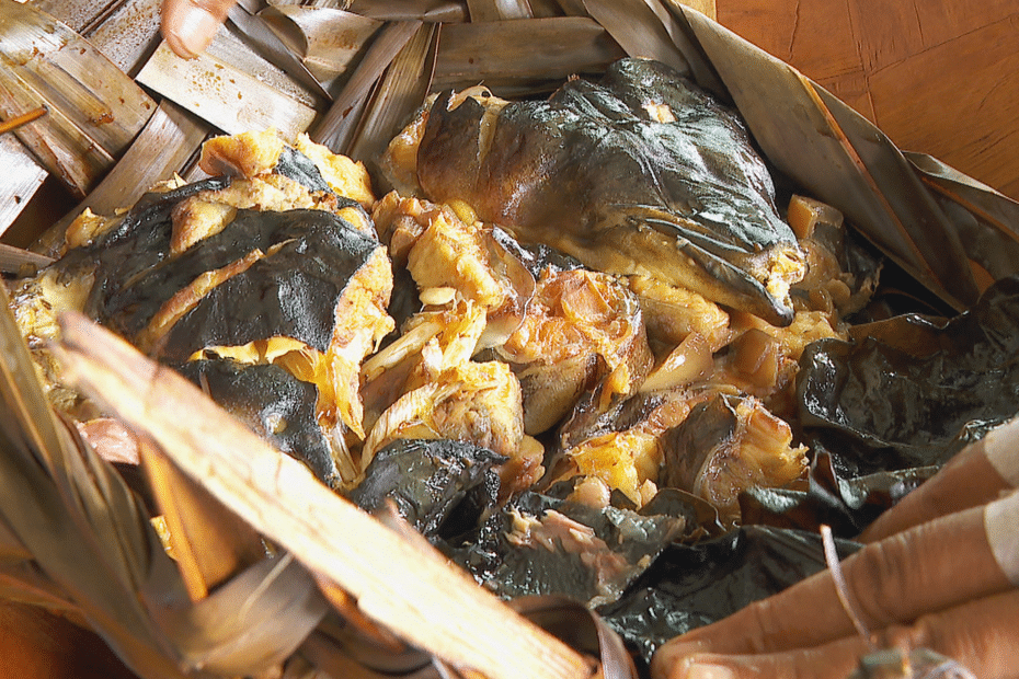 Repas du nouvel an de l anguille dans le ma a tahiti un régal