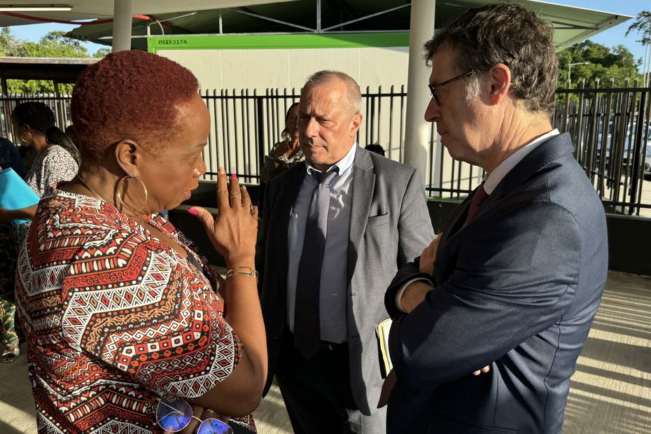 Saint Laurent Le Recteur De L Acad Mie De Guyane La Rencontre Des