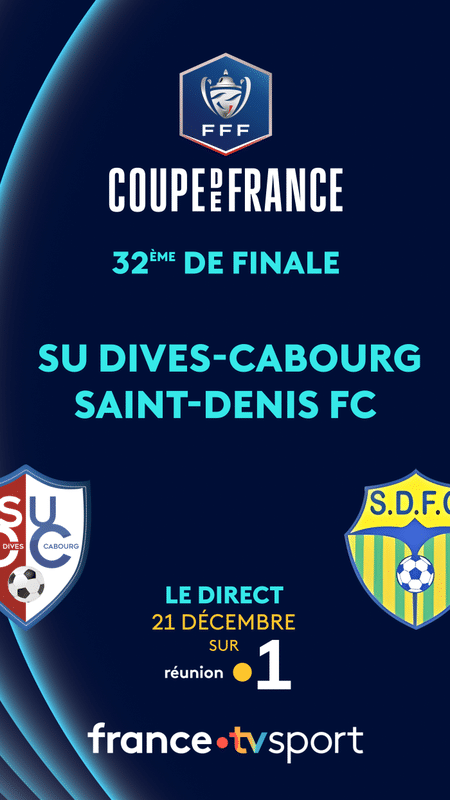 Coupe de France de football 32ème de finale Dives Cabourg Saint Denis