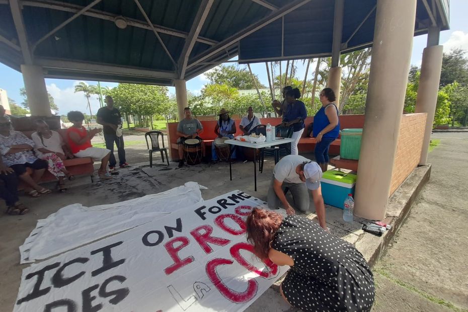 Mobilisation Du Personnel Du Lyc E Agricole De Guadeloupe Qui R Clame