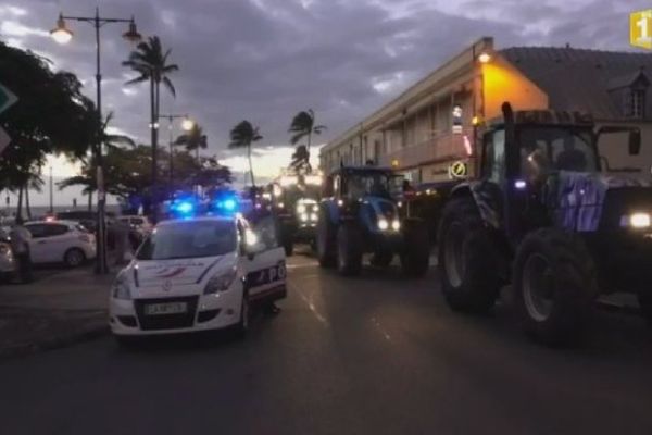 Tracteurs sur le Barachois