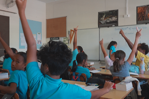 Les élèves de l'école Eloi-France à Nouméa.