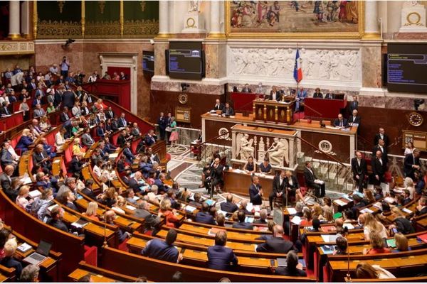 L'Assemblée nationale le 19 juillet 2022 à Paris