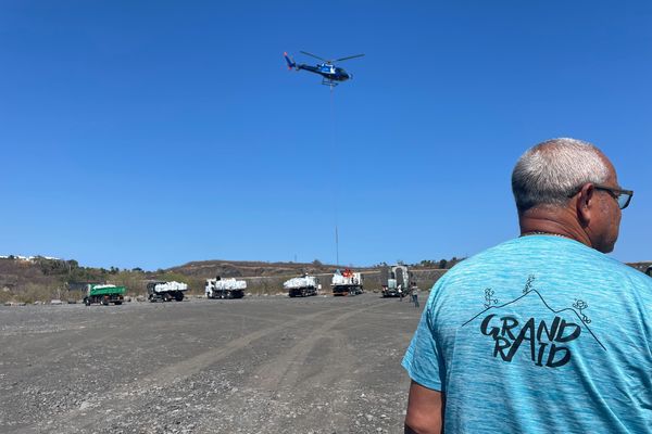 Grand Raid 2024 acheminement par hélicoptère logistique Mafate