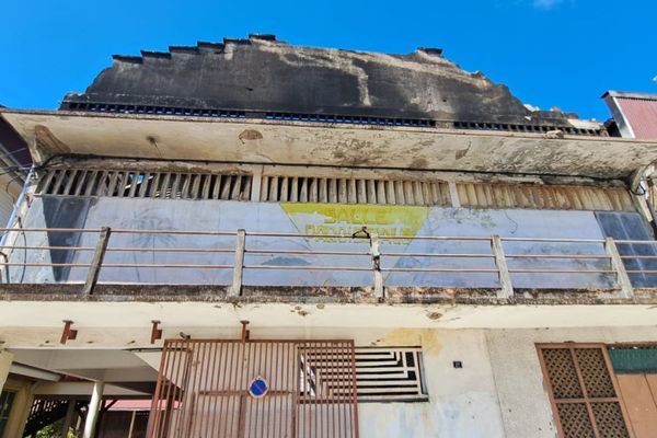 La ruine de la salle paroissiale à la rue Lalouette