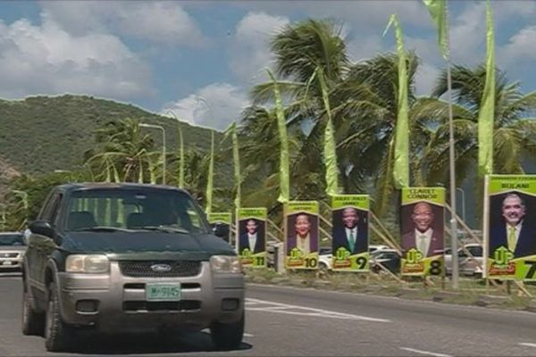 Campagne électorale à Sint-Marteen