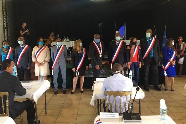 Installation du conseil municipal de Macouria le 27 mai