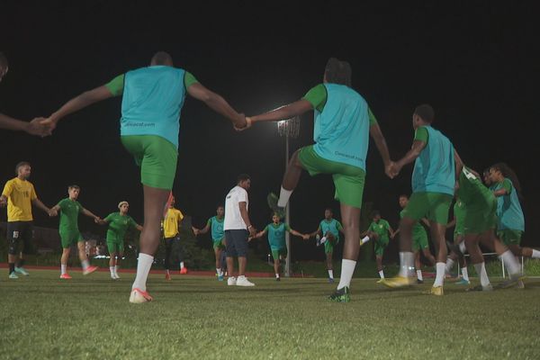 Gwadaboys à l'entraînement