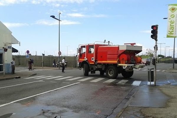 Accident à Saint-Denis