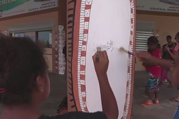 Lifou : les peintures des collégiens dégradées