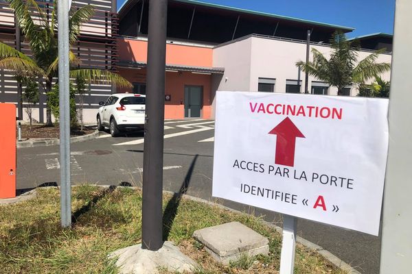 Le centre de vaccination du Médipôle, à Dumbéa. 