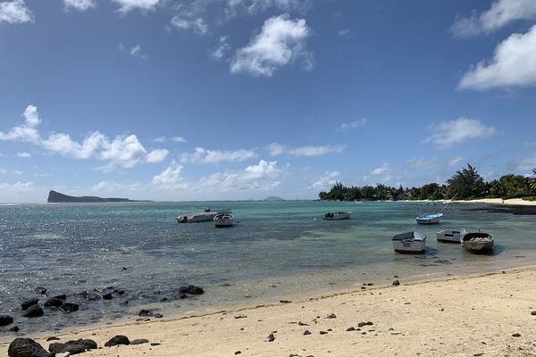 Plage de Butte à l'Herbe dans le Nord de l'île Maurice