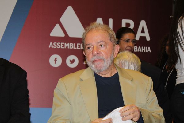 Luiz Inacio Lula da Silva en mars dernier, avant son incarcération