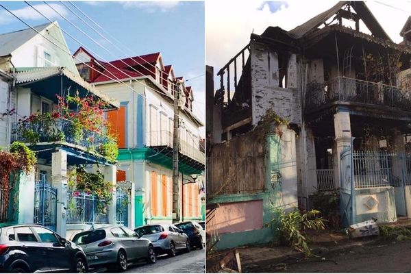 Maison Forier Pointe-à-Pitre détruite par incendie