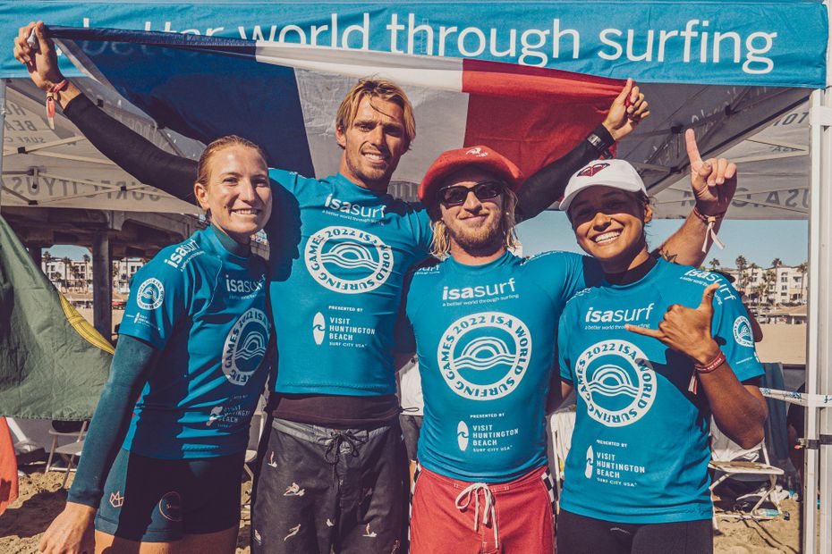 Surfing: 4 ultramarines crowned world champions in relay in the United ...