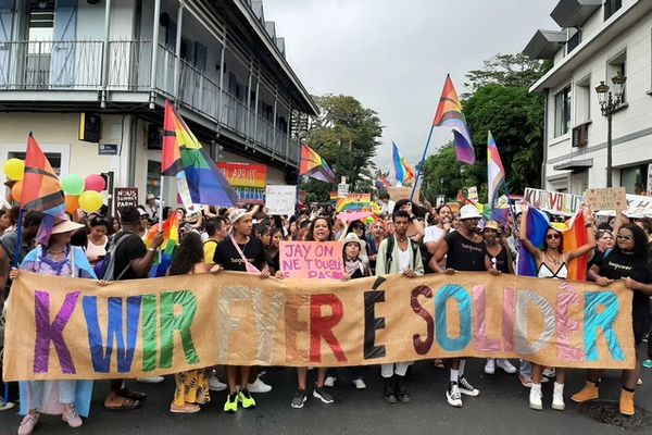 Deuxième Marche des Visibilités LGBTQIA+ à Saint-Denis.