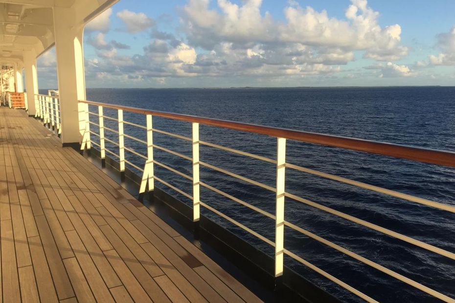 Tras cruzar el Canal de Panamá, los dos martinicanos partieron hacia Estados Unidos en el transatlántico Zaandam.