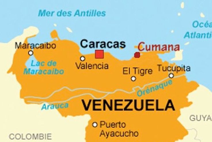 carte du venezuela