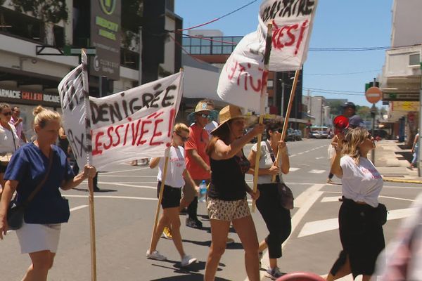 Manifestation des soignants en décembre 2022 à Nouméa