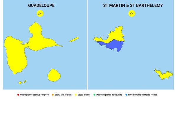 Vigilance jaune pour "fortes pluies et orages" - 09/10/2022.