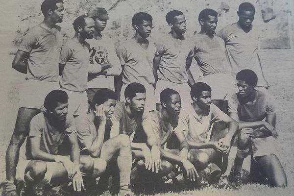 Le Racing Club de Basse-Terre, équipe de 1975