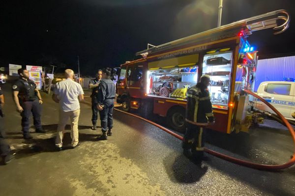 Un incendie s'est déclaré dans la ville de Papeete, du côté de Tipaerui, vers Technival.