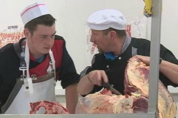 Deux Saint-Pierrais apprentis bouchers en métropole