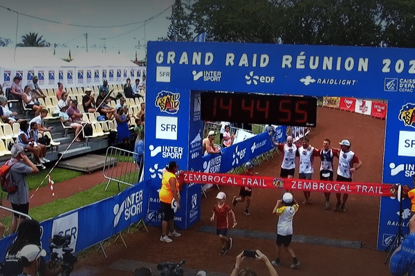 Arrivée 1er Zembrocal Trail