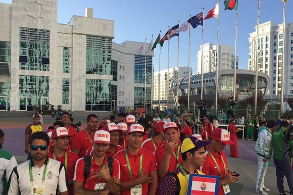 Equipe tahitienne de Muay Thai au Turkménistan