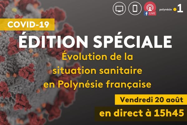 DIRECT. Point de situation sur l'évolution sanitaire en Polynésie française, le 20 août 2021