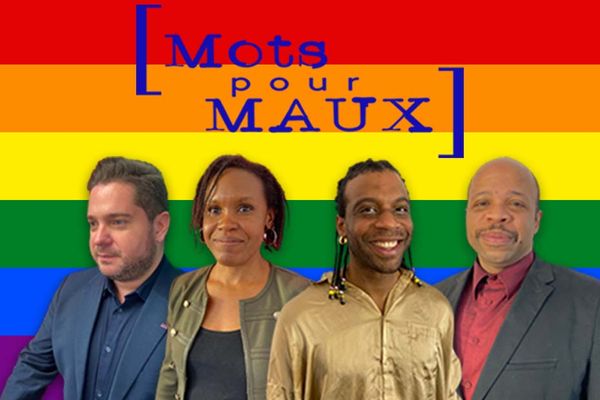 De gauche à droite : Johan Cavirot, Caroline Musquet, JAJ et Louis-Georges Tin