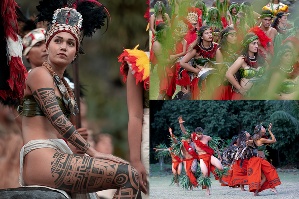 Le spectacle « Pi'i fenua », l'appel de la terre au marae Arahurahu