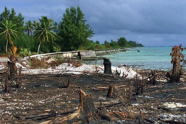 ancienne zone atoll polynésie 