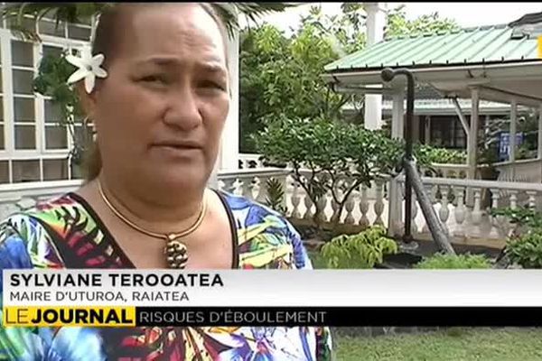 Risque de glissement de terrain à Raiatea