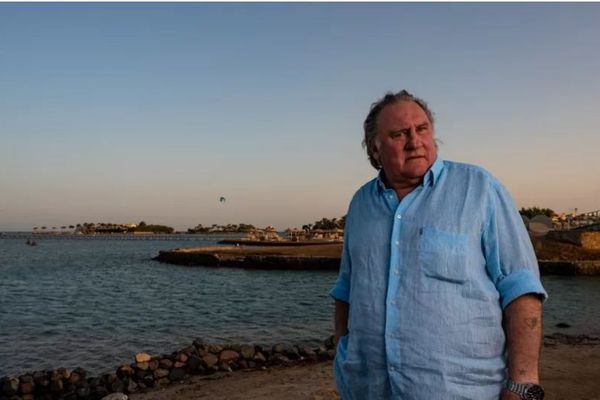 Gérard Depardieu, le 24 octobre 2020 à El Gouna (Egypte).