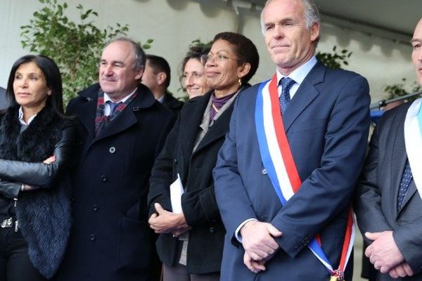 La ministre des Outre-mer a inauguré la rue Aimé Césaire, à Marseille, ce vendredi.