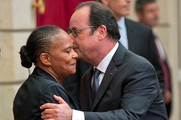 Taubira et Hollande