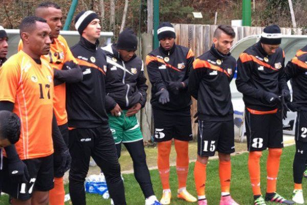 Coupe de France de football : les Réunionnais de l'Excelsior s'entraînent dans le froid de Clairefontaine