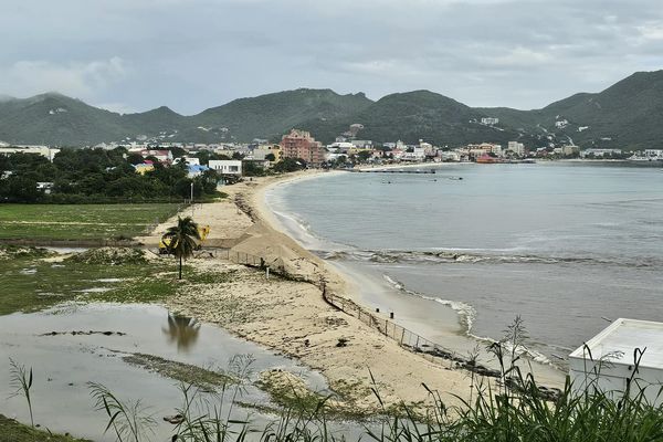 L'Etang Great bay fresh pond, à Sint Maarten