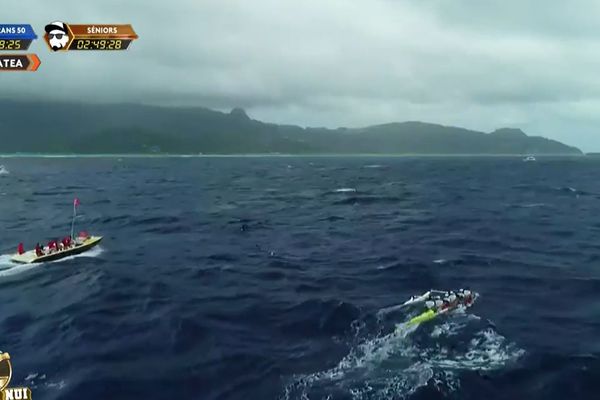 Team OPT au large de Raiatea