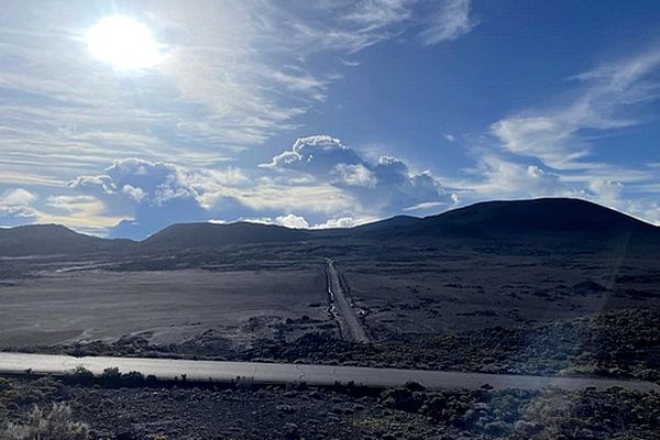 Le Piton de la Fournaise à La Réunion.