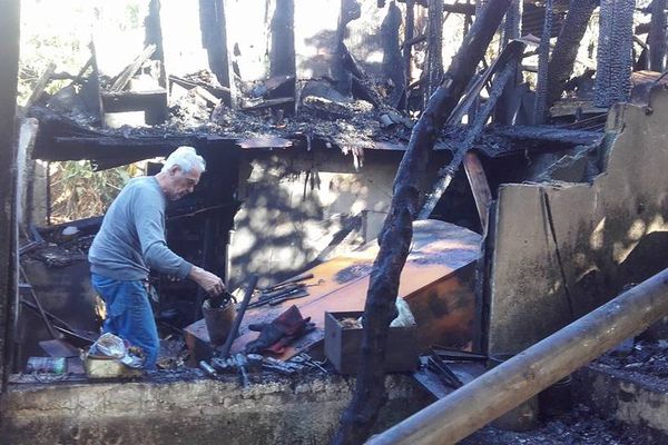 Photo DR famille Grandin de la Sellerie Grandin 7e km incendiée mai 2017 (422455)