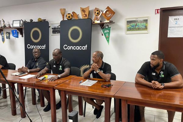 Présentation de la sélection à la ligue de football de la Guyane ce 5 octobre