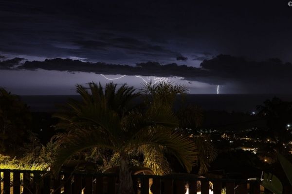 Vigilance orages sur La Réunion.