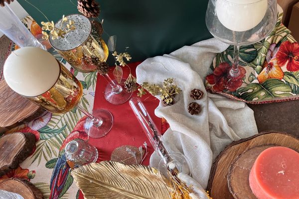 noël décorations table