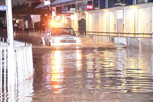 Inondations dans le centre de Port-Louis