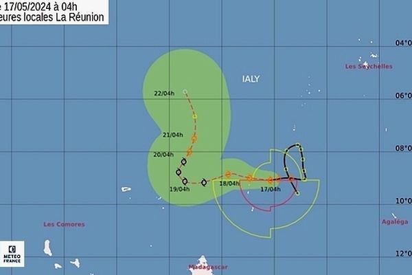 La tempête tropicale Ialy a été baptisée, jeudi en fin de journée. Elle se dirige en direction du Nord de l'océan Indien.